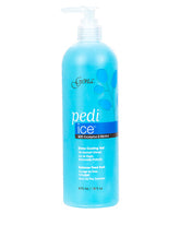 Preview  of Gena Deep Cooling Pedi Gel in a 16-ounce pump bottle with labeled product information